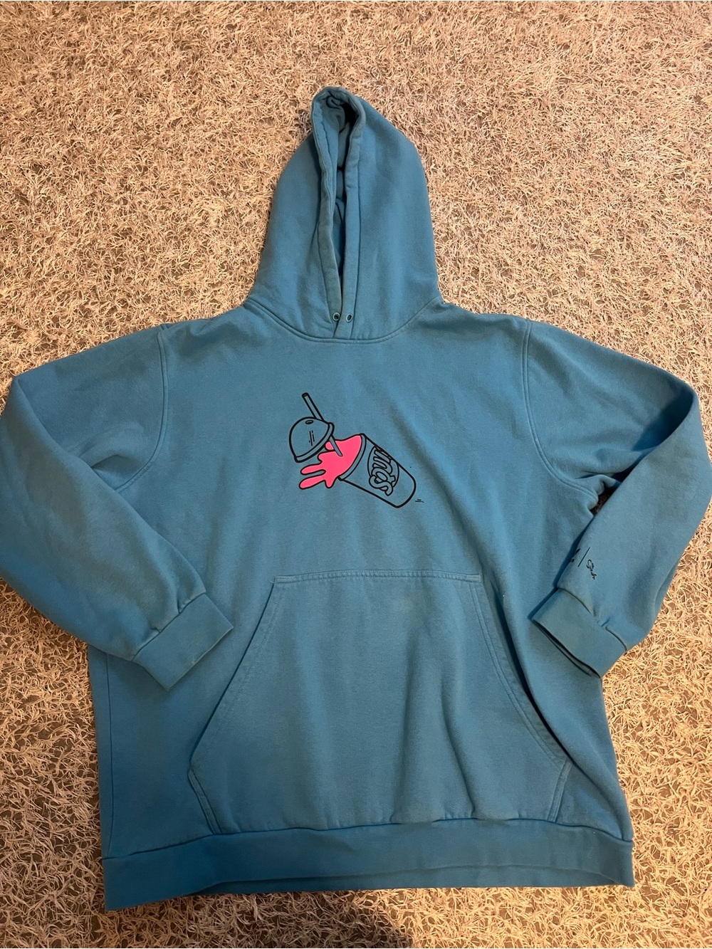Simpsons x Adidas Collab Blue hoodie XL